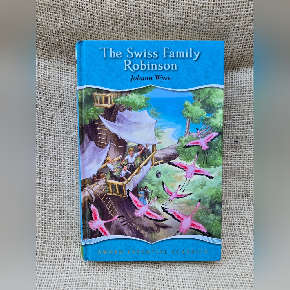 Vintage 1993 The Swiss Family Robinson Hardcover Book